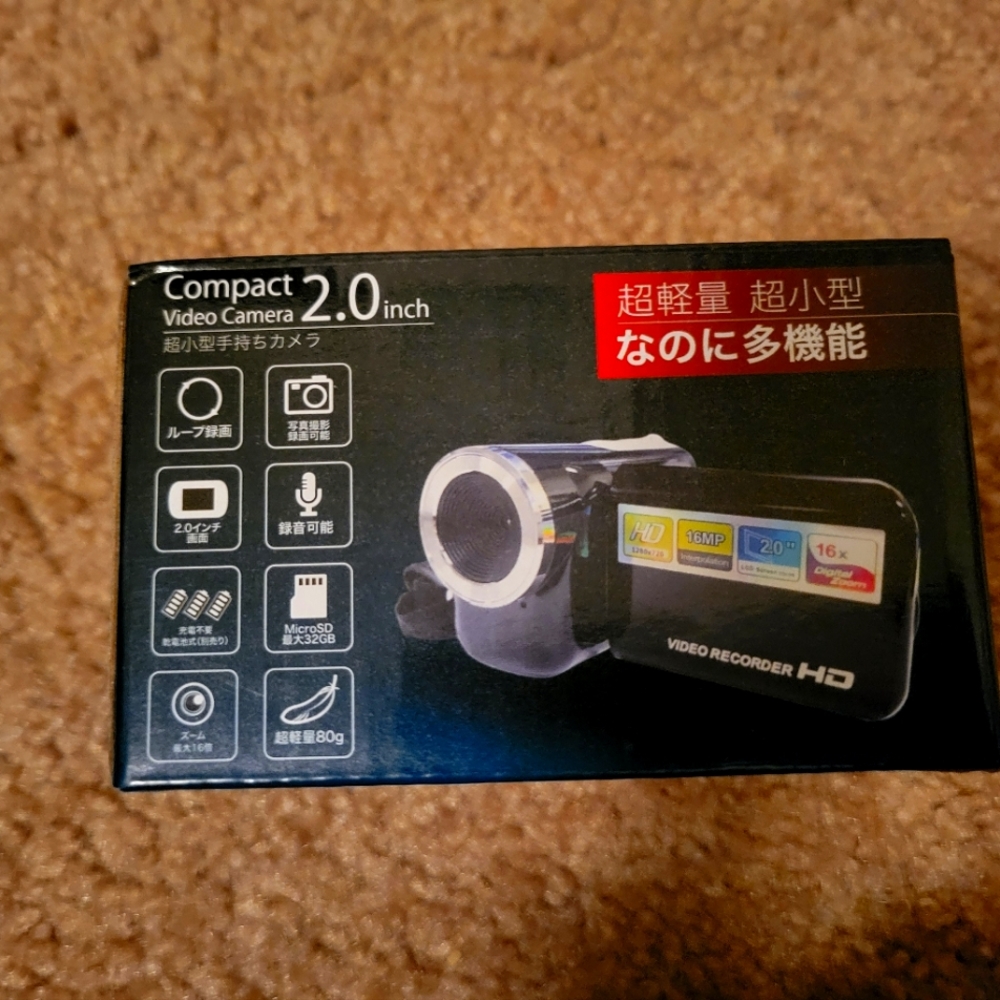 Mini Handheld camcorder NIB.